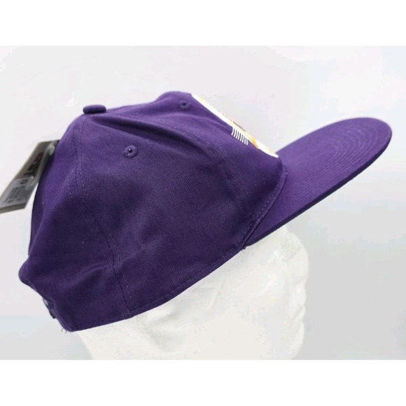 NEW LSU Tigers Retro Circle Snapback Hat - SnapBack‎ Purple The Game - Picture 4 of 10